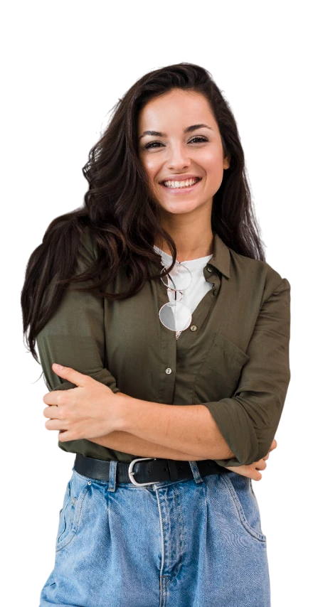 Mujer alegre